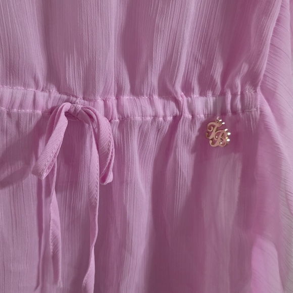 Tommy Bahama Sheer Pink Girls Swim Coverup Size 7 - Picture 2 of 3